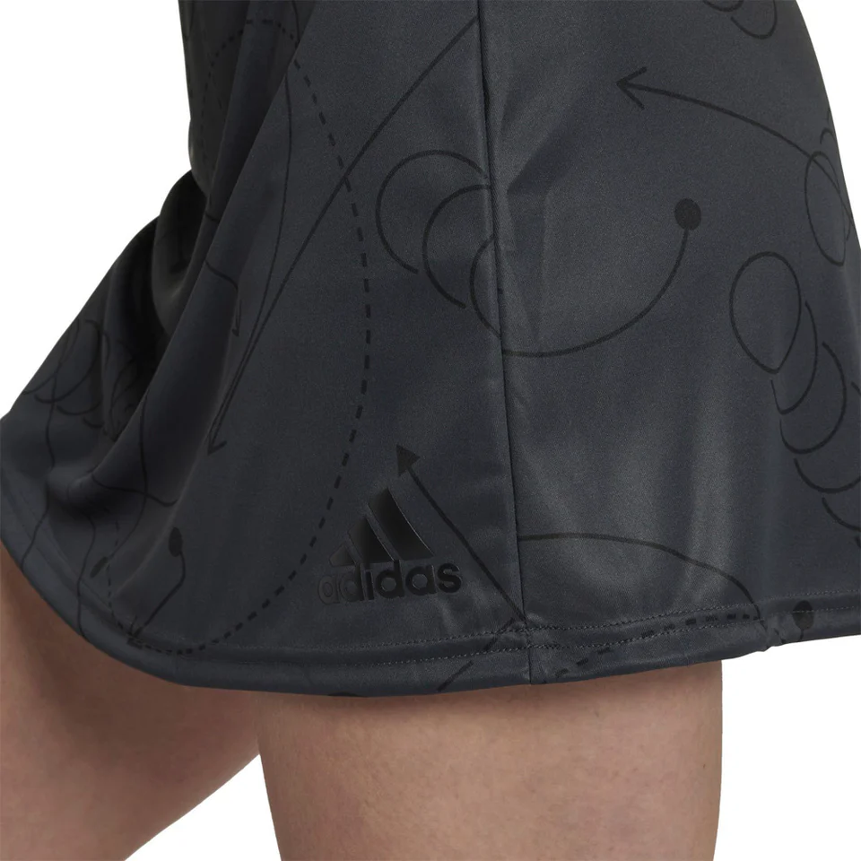 adidas club graph w padel skirt side